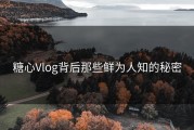 糖心Vlog背后那些鲜为人知的秘密