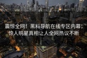 震惊全网！黑料导航在线专区内幕，惊人明星真相让人全网热议不断