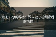 糖心Vlog的秘密：深入溏心视频背后的隐情