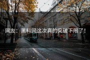 网友：黑料网这次真的突破下限了！